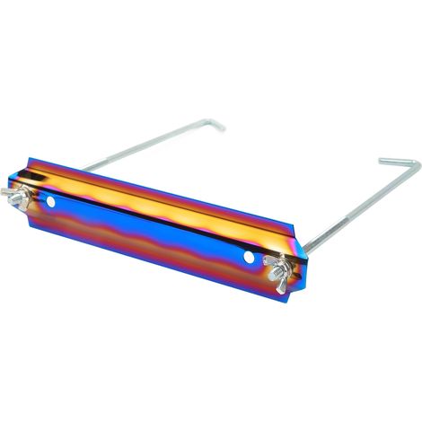 Batterie-montagesatz, Universelle Edelstahl-querstange Mit 8,7-zoll-stützstangen, Gebranntes Blau