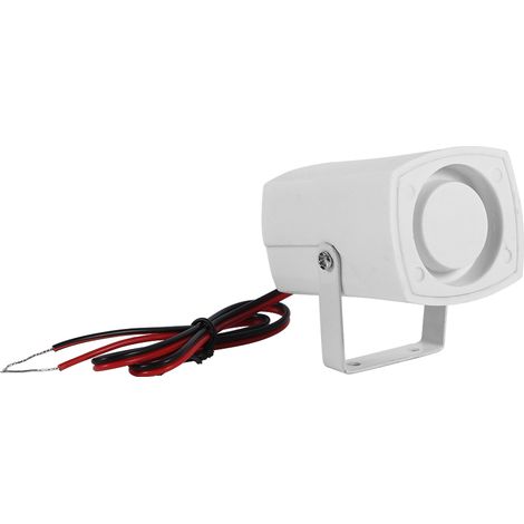 Haus- Und Fahrzeugalarmanlage Mit Kabelgebundener Mini-hornfunktion (110 Db, 12 V Dc)