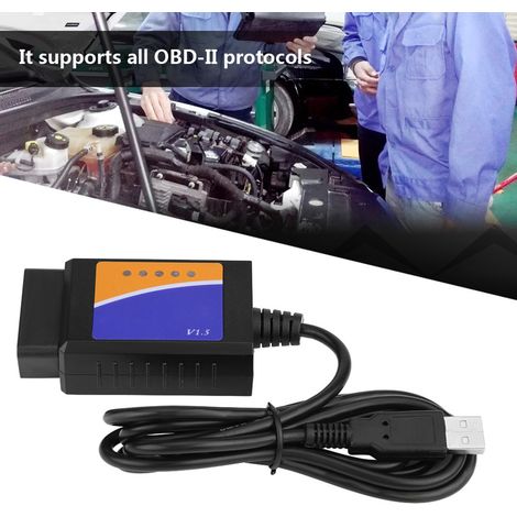 Obd2-usb-kabel, Kfz-usb-anschluss V1.5 Obd-ii-diagnosekabel-schnittstellenscanner Für Mercedes-benz, Bmw, Citroën, Fiat, Honda, Hyundai, Kia