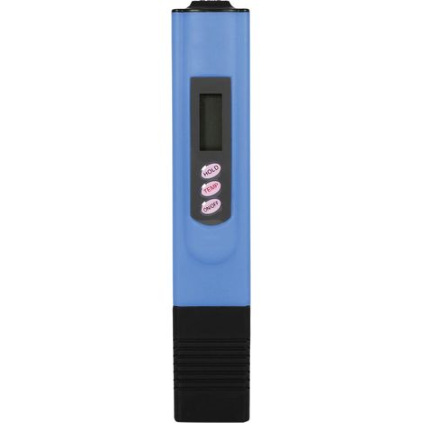 Digitaler Lcd-wasserqualitätsprüfstift, Reinheits- Und Filtermessgerät, Tds 0-9999 Ppm, Temperaturmessung (blau)
