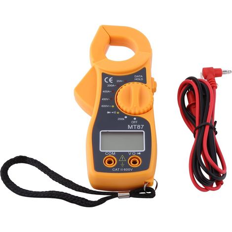 Digitales Zangenamperemeter, Ac/dc-voltmeter, Amperemeter, Ohmmeter, Spannungsprüfer, Lcd-anzeige, Für Summer Und Ein/aus-dioden, Überlastschutzfunktion