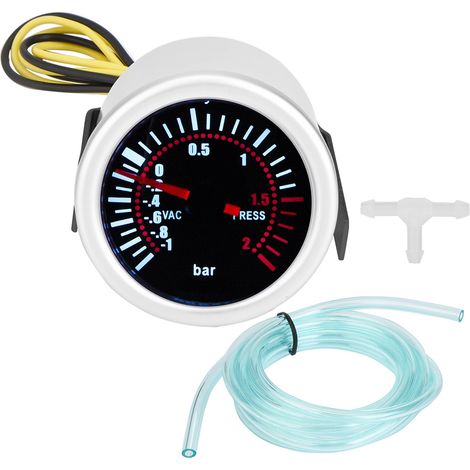Universelles 12v Led-digital-psi-manometer Für Autos, 5,1 Cm