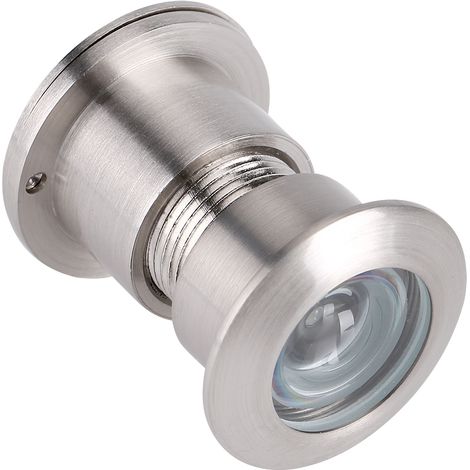 28 Mm Breiter Sichtwinkel Durch Ein Guckloch Mit Robuster Sichtschutzabdeckung, Gebürstetes Chrom