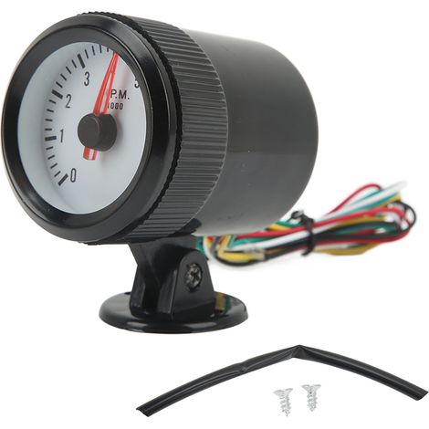 08000 U/min Drehzahlmesser 52 Mm Drehzahlmesser Mit Blauer Led-hintergrundbeleuchtung Für 4-, 6- Und 8-zylinder-benzinfahrzeuge