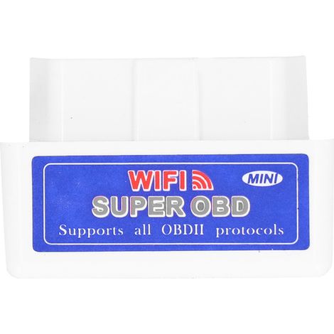 Elm327 12v Obd2 Scanner Mini Wlan Auto-diagnosegerät Adapter Für Android Weiß
