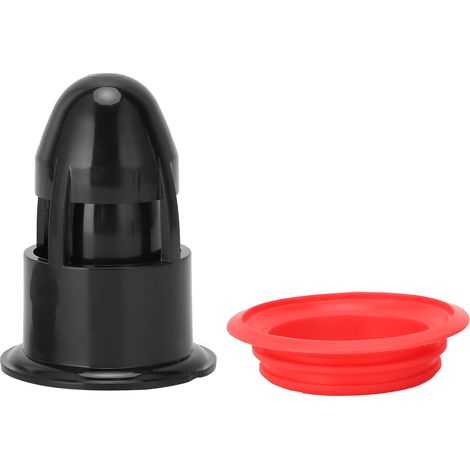 Geruchsneutralisierender Bodenablaufkern, Verstopfungsfreier Abwasserfilter Für Bad Und Küche (schwarz Und Rot)