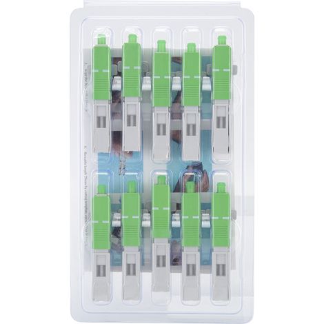 10-teiliger Integrierter Sc-glasfaser-schnellverbinder Für Apc-kalt-schnellspleißadapter