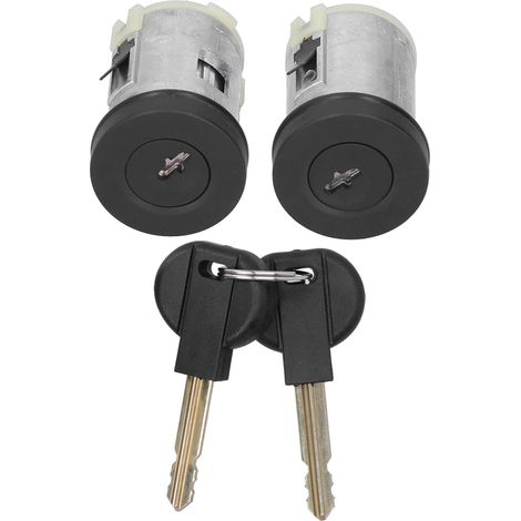 Paar Türschließzylinder Mit Neuen Schlüsseln, Türschlosszylinder Mit 2 Ersatzschlüsseln Aus Aluminiumlegierung, Geeignet Für Experten / 806