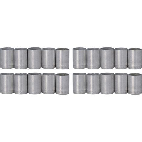 20 Stück Aluminium-klimaanlagen-schlauchverbinder-abdeckungen, Rohrverschraubungskappen, 1/2 Zoll