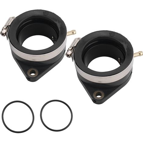 2-teiliger Vergaseransaugkrümmer-adapterdichtungsstutzen Für Yamaha Virago 750 Xv750 1981-1983