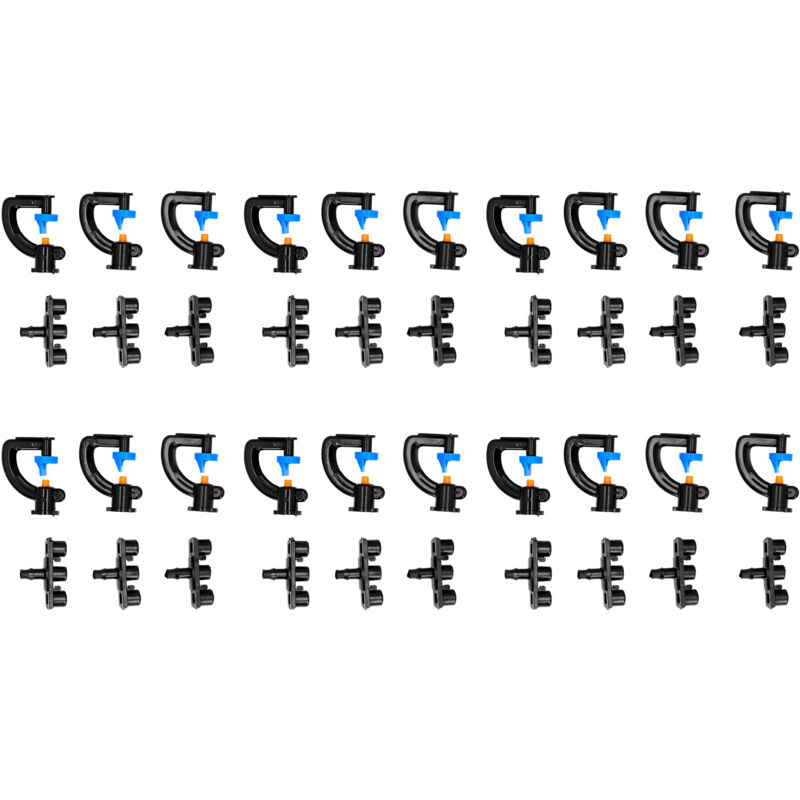 Sprinklerdüse Typ G, 20 Stück, 180°-refraktions-bewässerungszerstäuberdüse Für 4/7"-schläuche