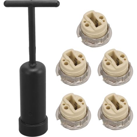 G9-lampensockel, Kompakter Mini-federmechanismus, 5-teilige G9-keramik-lampenfassung, Hochtemperaturbeständig, Fest Für Scheinwerfer