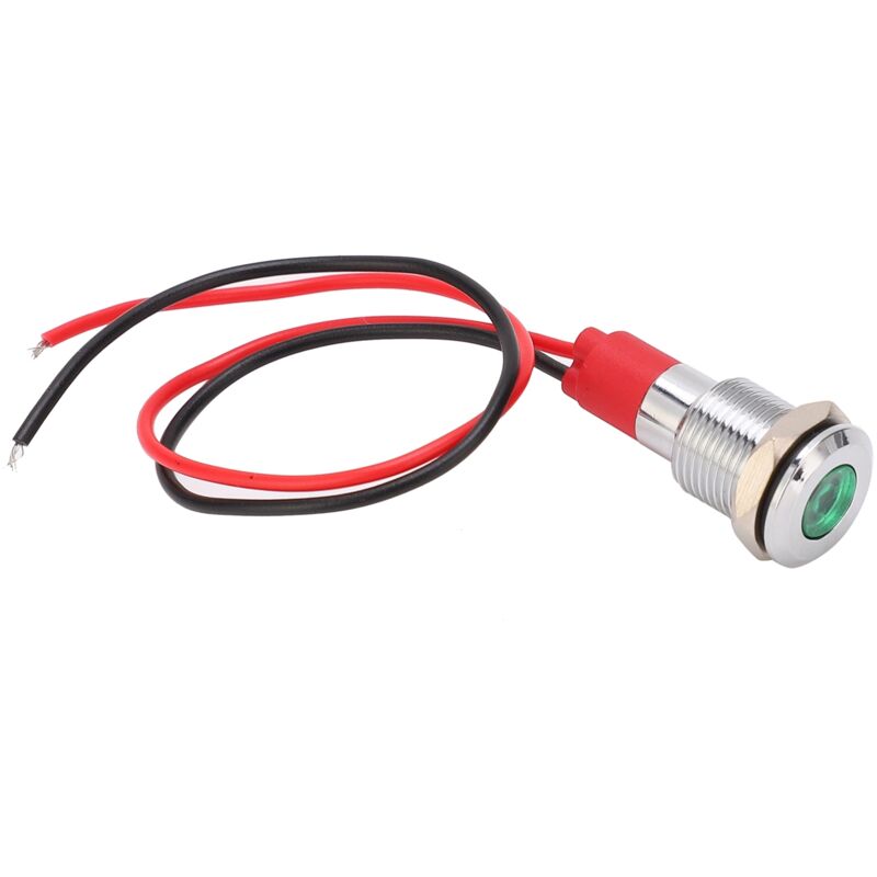 Kleine, Kabelgebundene Industrielle Steuerungskomponenten, Wasserdichte 10mm³-6vdc-led-metallsignalanzeige