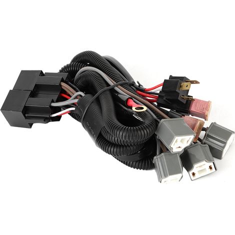 Boost Led-autoscheinwerfer-kabelbaum Mit H4-adaptern Für Vier Leuchten