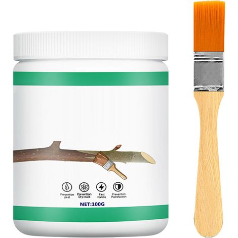 Wundverschlusspaste Für Bäume, Veredelungspaste Für Bäume, Bonsai-schnittpaste, Baumbehandlung Mit Pinsel, Bonsai-schnittpaste