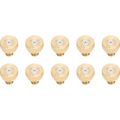 10 Stück Niederdruck-wasserzerstäuber Mit Messingdüse (0,5 Mm)
