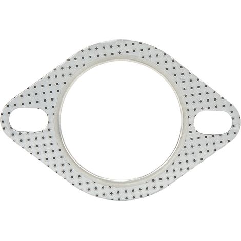 Auspuffdichtung Aus Perforiertem Stahl, Universeller 2-loch-ersatz Für Turbofahrzeuge Mit 2,5-zoll-/63-mm-flansch