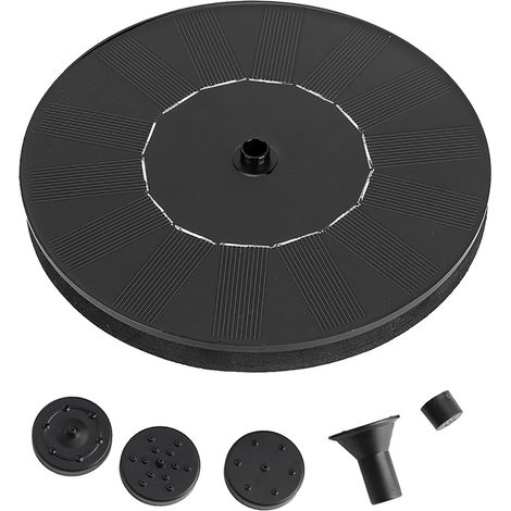 Kreative, Solarbetriebene Schwimmbrunnenpumpe Für Gartenteich, Pool, Aquarium, 180 L/h, 1,4 W