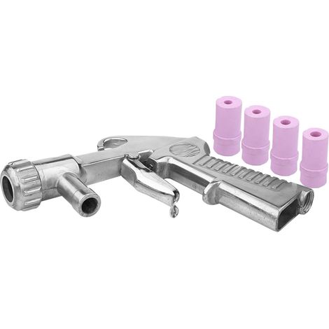 Tragbare Sandstrahlpistole, 60-120 Psi Tragbare Druckluft-sandstrahlpistole Mit 4 Keramikdüsen Zum Gravieren Von Metall- Und Glasoberflächen