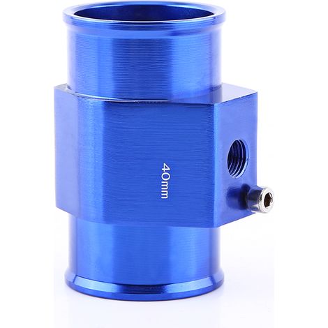 Universelle Aluminium-kfz-wassertemperaturdichtung, Wassertemperaturschlauch, Sensor-anzeigeadapter, Blau, 26 28 30 32 34 38 40 Mm Optional (40 Mm)