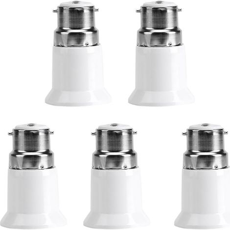Stück B22 Stecker Auf E27 Buchse Sockeladapter Lampenfassungen