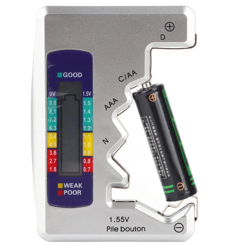Digitaler Batterietester, Batteriekapazitätsdetektor, Messgerät, 90 X 60 Mm