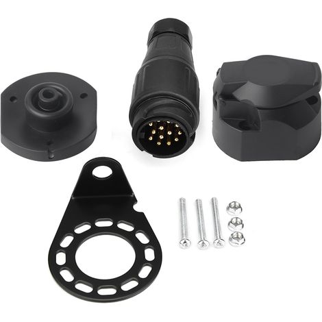 12v 13-poliger Anhängerstecker-adapterhalterung Für Anhängerkupplung Von Wohnwagen
