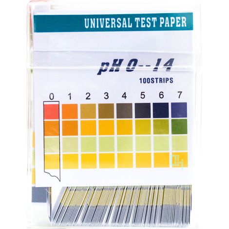 Packung Mit 2 Professionellen Ph-teststreifen Aus Papier Für Den Täglichen Industriellen Gebrauch, Inklusive Kunststoffbox