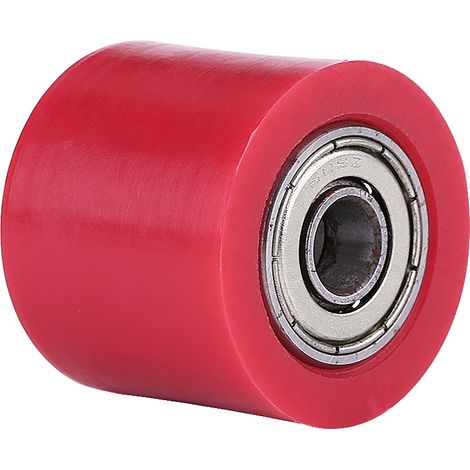 Universelle 8-mm-kettenspannrolle Mit Führungsscheibe Für Dirtbike, Enduro Und Motorrad, Rot