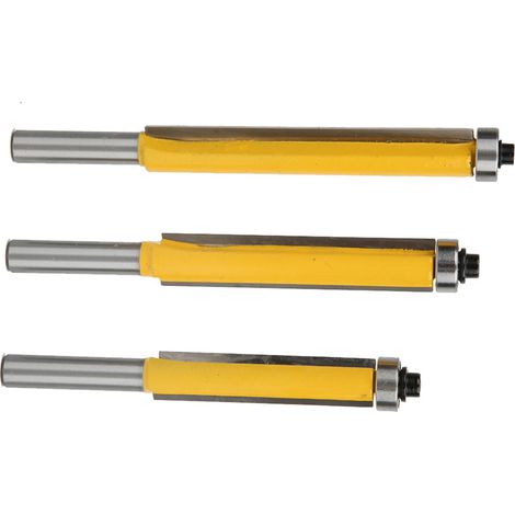 3-teiliger Fräser Mit 8-mm-schaft, Fräswerkzeuge, Holzfräser, Oberfräser Mit Lager