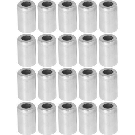 20 Stück Klimaanlagenschlauchabdeckungen, Robustes Aluminium, Dichtungsabdeckungen Für Auto-klimaanlagen, 5/8 Zoll