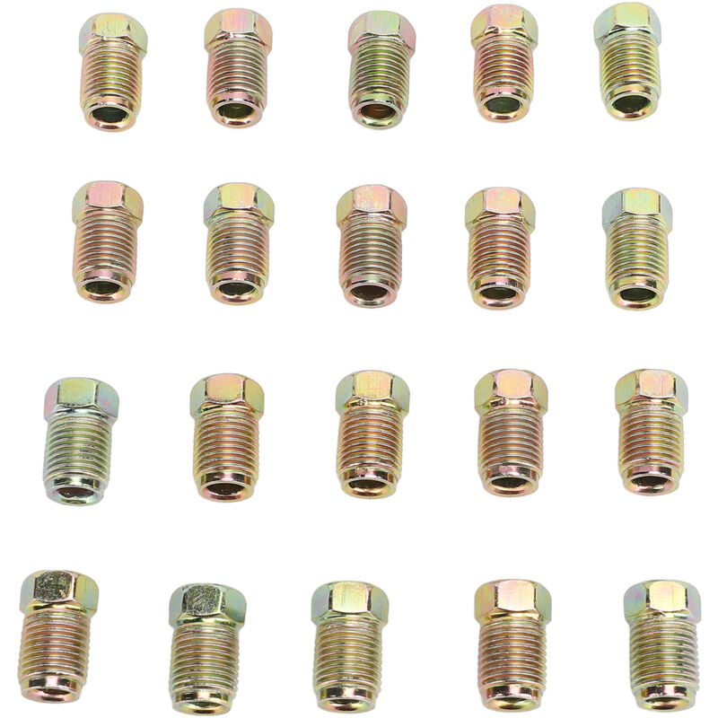 20 Stück Bremsleitungsverschraubungen M10 X 1 Mm Metrische Bördelung Für 3/16-zoll-rohre