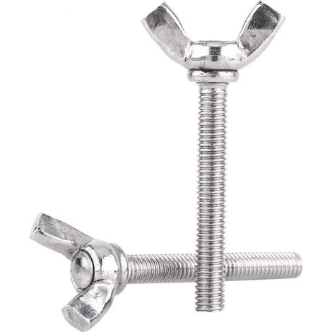 Stück/beutel M5 Flügelmuttern, Maschinenschrauben Aus Edelstahl 304, 12 Mm, 16 Mm, 20 Mm, 40 Mm, Schmetterlingsbefestigungsschrauben, Reparaturwerkzeug-sortiment, Unterlegscheiben-sortiment (m5 40 Mm)