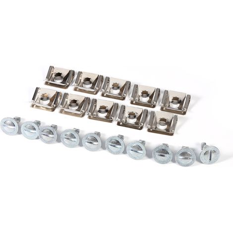 10x Metallclips Unter Der Motorabdeckung Für Skoda 8d0805121