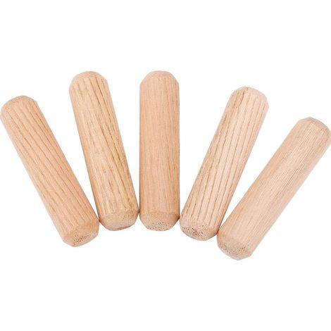 100 Stück/set Querverzahnte Holzdübel, Diy-holzstifte Für Möbel, M10 X 40 Mm