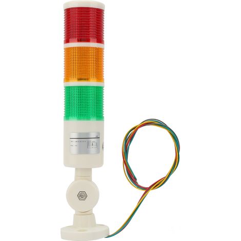 Industrielle Wärmelampe, 3-lagiger Led-signalturm, Faltbare Alarmleuchte, 24 V Dc