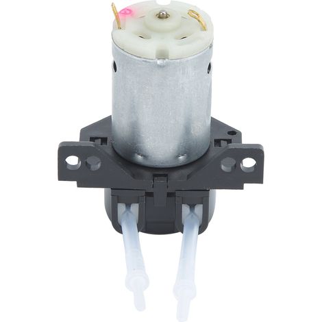 Multifunktionale Mini-gartenpumpe Mit Rechtwinkligem Hub, 12 V Dc, Peristaltik-flüssigkeitspumpe, Dosierpumpe, Schlauchpumpe (schwarz)