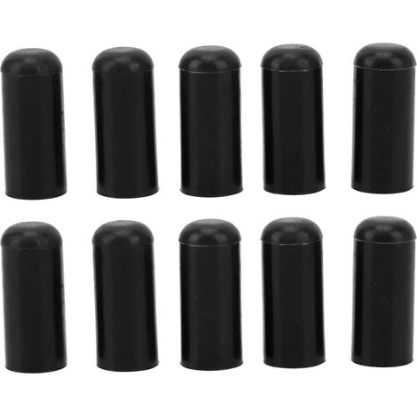 Universeller Vakuum-einlassschlauchanschluss, 4 Mm, Hitzebeständige Silikon-dichtungskappe Für Bov-schlauchleitung, Schwarz, 10 Stück