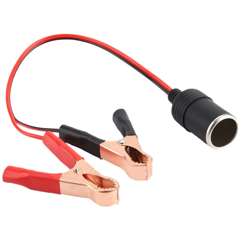 Adapterkabel Für Zigarettenanzünderbuchse Im Auto Mit Krokodilklemme Für Batterie