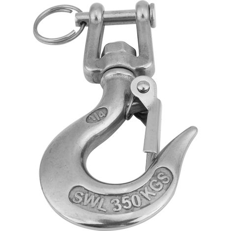 Drehbarer Kettenkarabiner Aus Edelstahl 304, Tragfähigkeit 350 Kg, 110 Mm