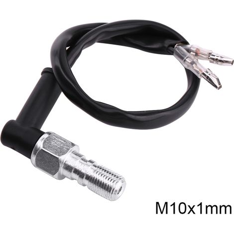 Universeller Hydraulischer Hinterradbremsschalter Für Motorräder, Hydraulischer Druckschalter Mit M10x1,25- Und M10x1-mm-unterlegscheiben (m10x1)