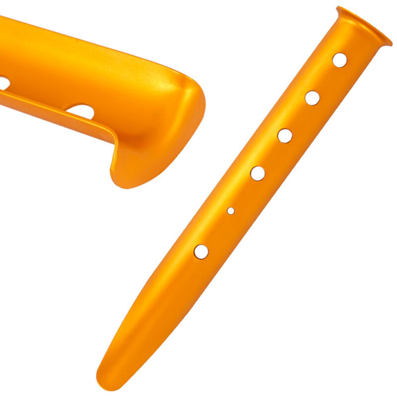 Heringe Für Campingzelte, Leichte U-förmige Heringe Aus Aluminiumlegierung, Schneeheringe, Befestigungsheringe Für Strandzelte Und Markisen, 31 Cm, Rot