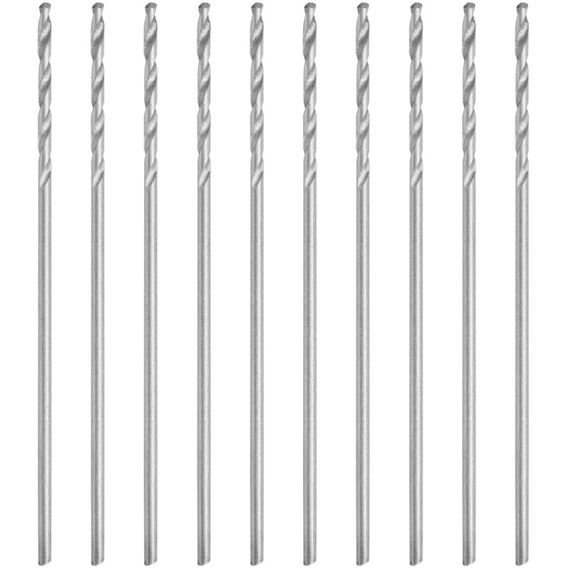 10-teiliges Bohrerset, Kleiner Spiralbohrer Mit Geradem Schaft, Wulstbohrer, Werkzeugmaschinenzubehör, 0,75-mm-schaftfräser Mit Geradem Schaft
