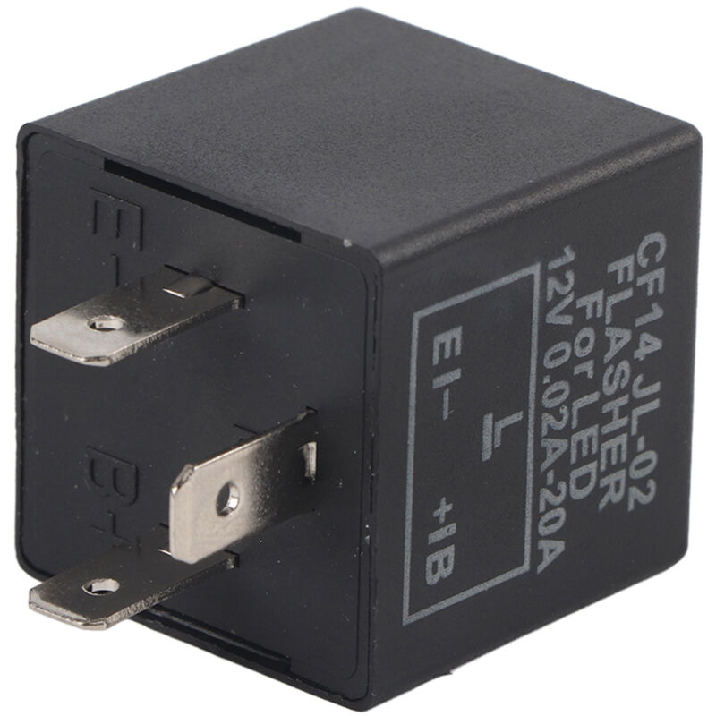 12v 3-poliges Einstellbares Led-blinkerrelais Mit Fester Blinkeranzeige Cf14