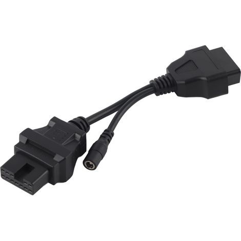 12-poliges Obd1-auf-16-poliges Obd2-diagnoseadapterkabel, 20 Cm/7,9 Zoll, Für Mitsubishi