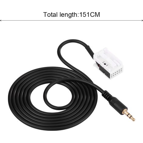 3,5-mm-klinkenstecker-aux-audioeingangsadapterkabel Für C-klasse W203