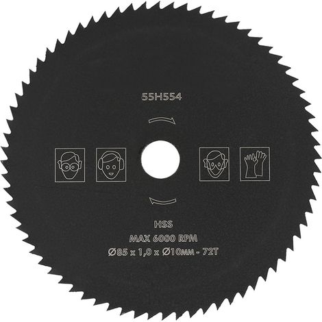 85 Mm X 10 Mm 72t Hss Kreissägeblatt Trennscheibe Für Metall Und Holz