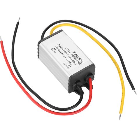 Dc-dc 12v/24v Auf 5v 2a Abwärtswandler-netzteilmodul Für Kfz-led-bildschirm/überwachungskamera/lüfter/wasserpumpe/motor, Gyvrm-k240502