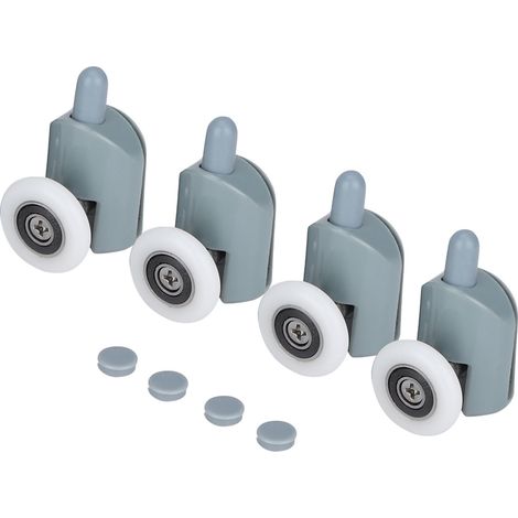 Ersatz-schiebetür Aus Glas Für Dusche, Bodenschienen, Rollen, Umlenkrollen, Rad (einzelrad)
