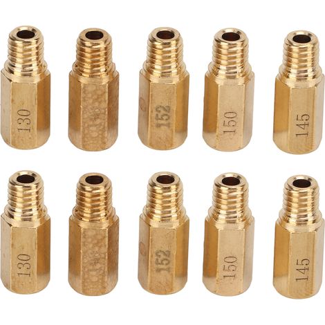 10-teiliges Vergaser-hauptdüsen-set, 130 132 135 138 140 142 145 148 150 152, Ersatz Für Keihin Pwk Pe Oko Koso